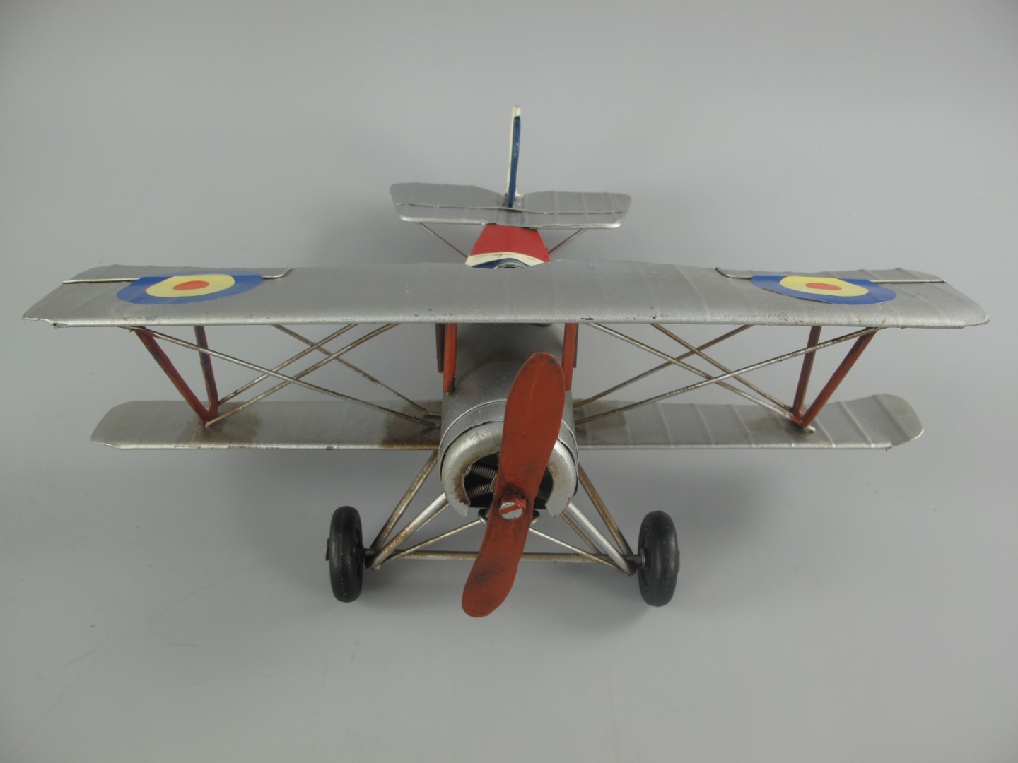 *ANG./SEPT. Flugzeug Antik Eisen L.30x32x11cm