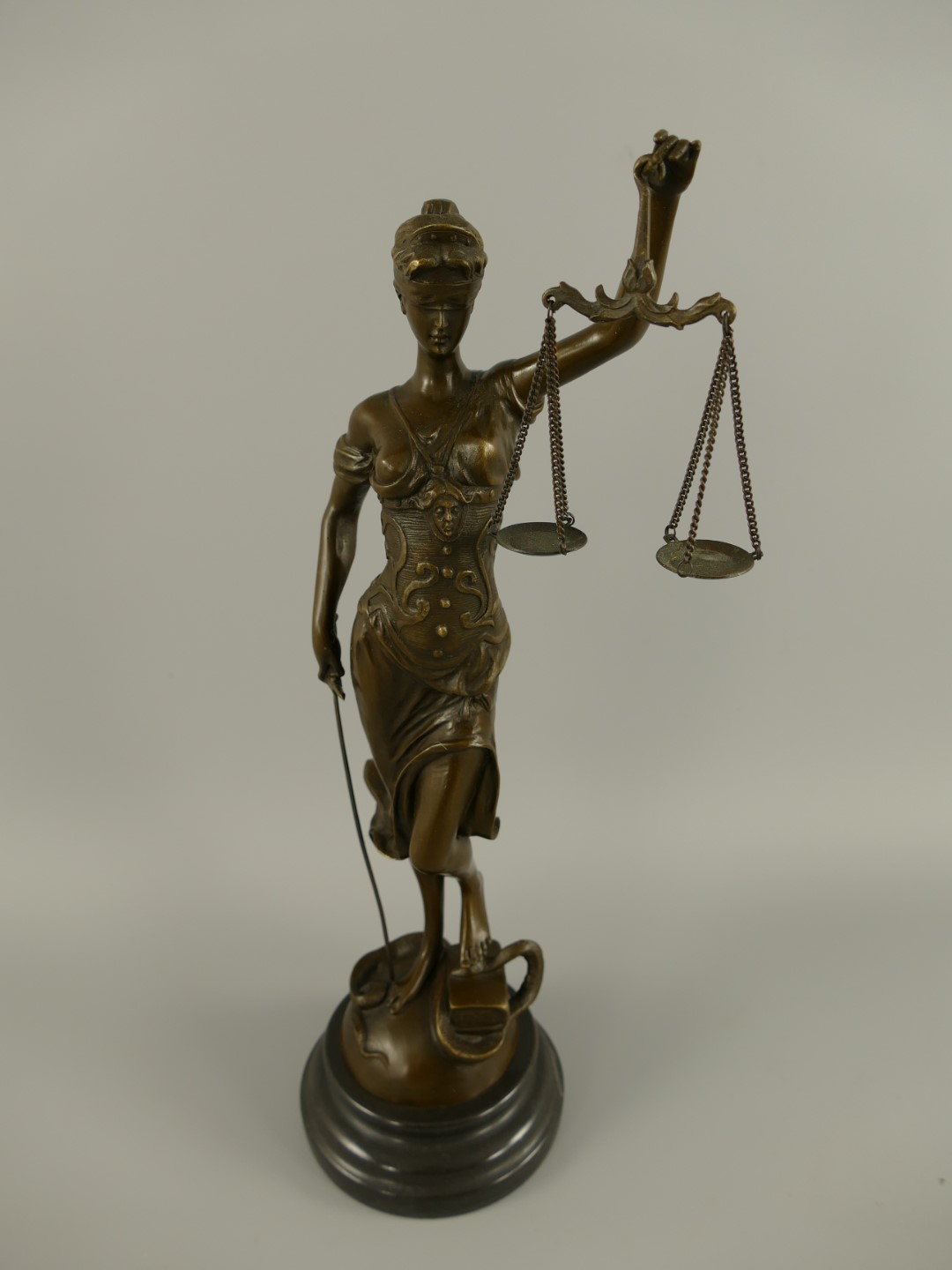 Justitia Bronze H.40x16cm