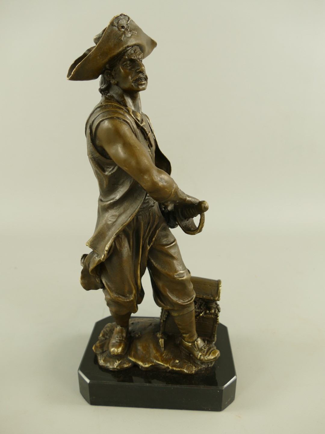 *RAUS*PREIS* Figur Bronze Pirat H.33x15cm