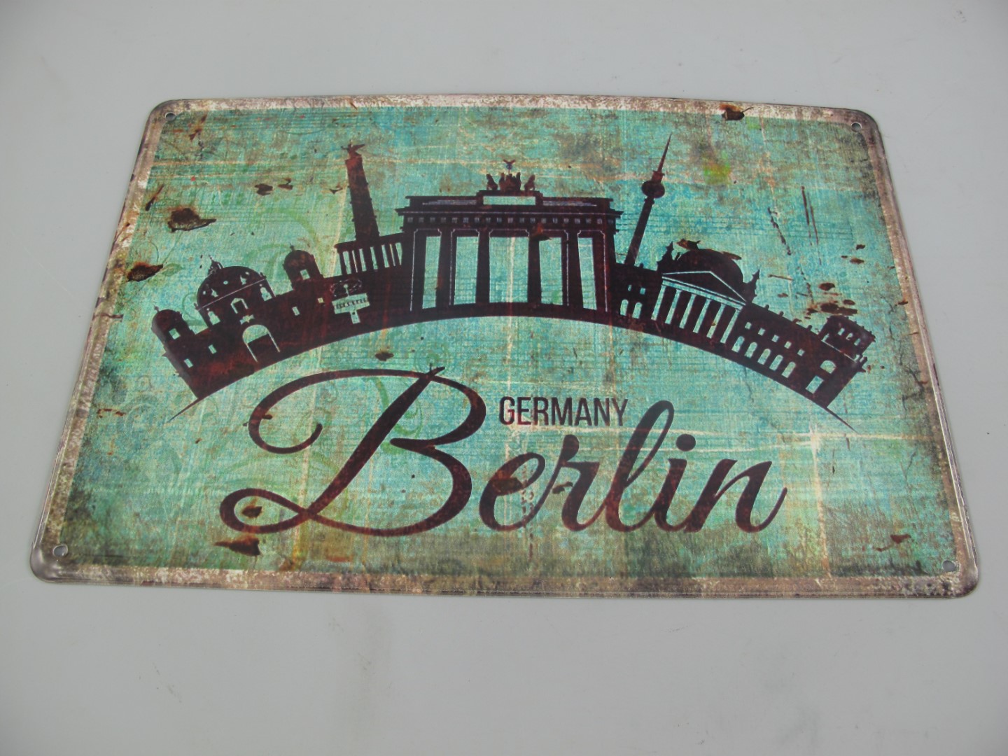 Wandschild(Gestanzt) Eisen Berlin L.30x20cm