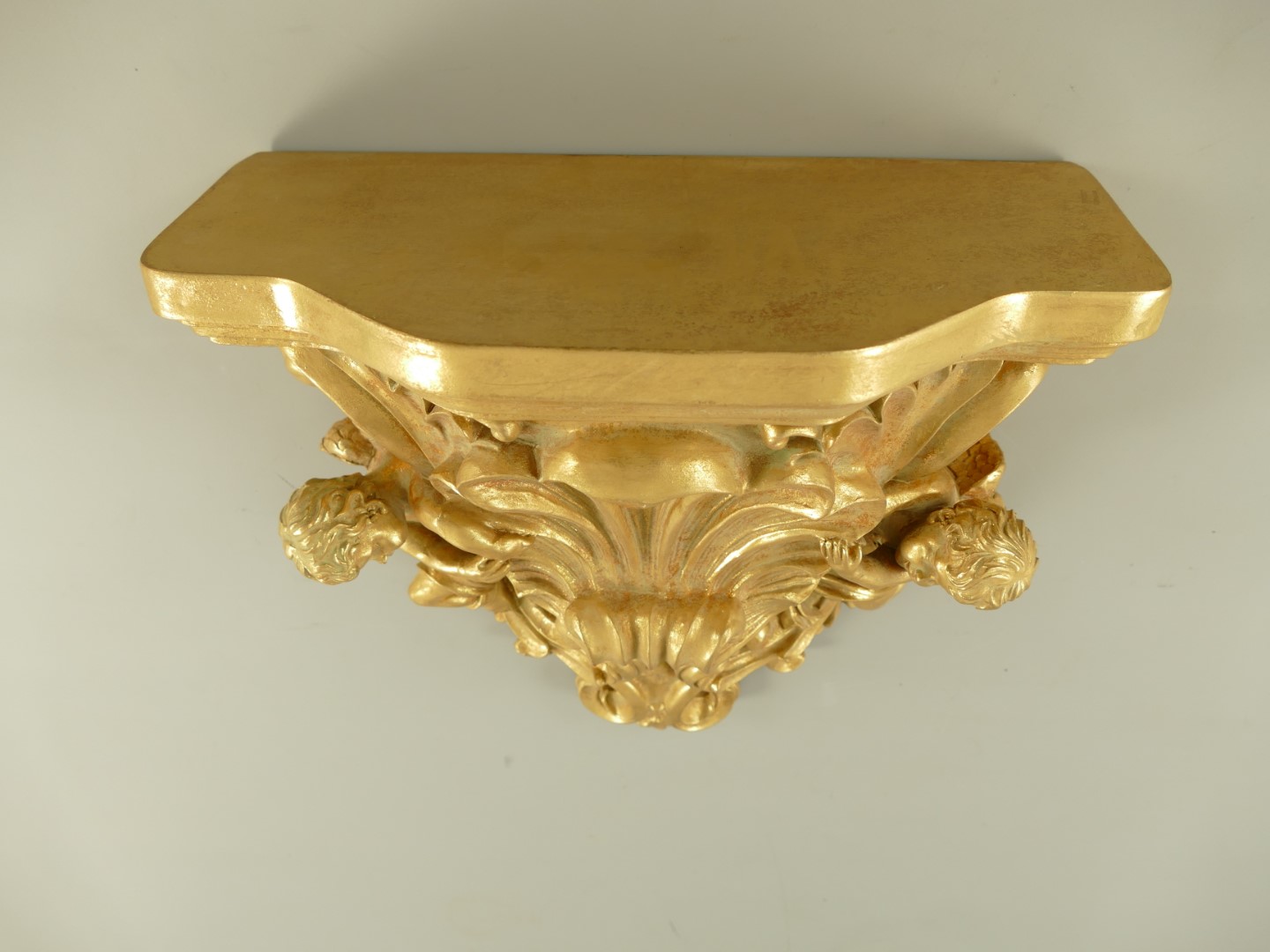 Konsol Polystein GOLD farbig H.36x35cm