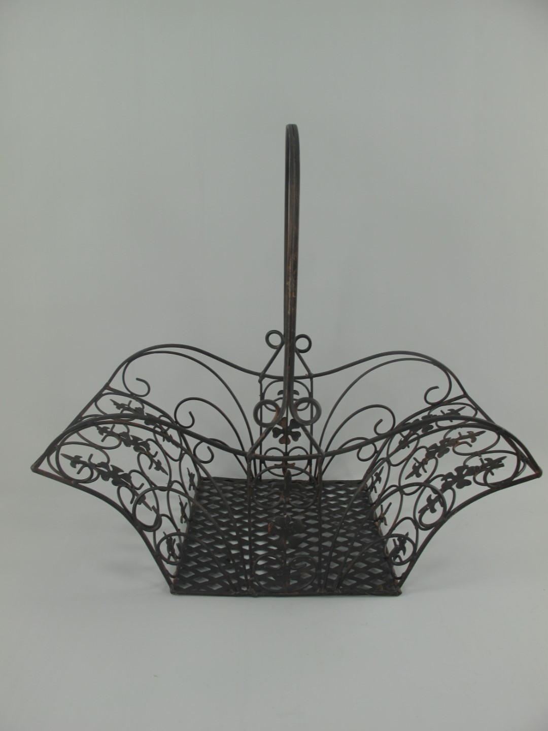 Korbset Röst-braun Eisen H.38/41/43-L.41/44/47cm