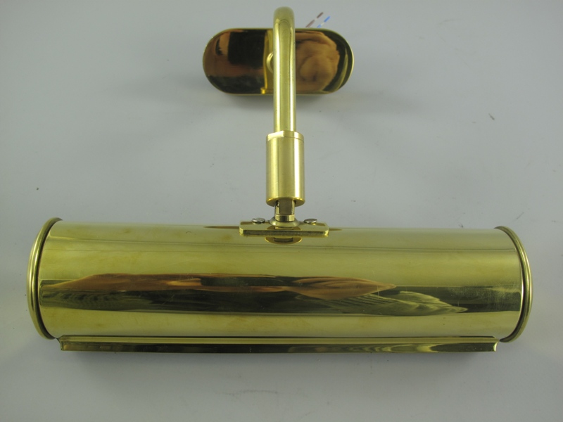 Bilderlampe Messing 1-Fassung B.20cm