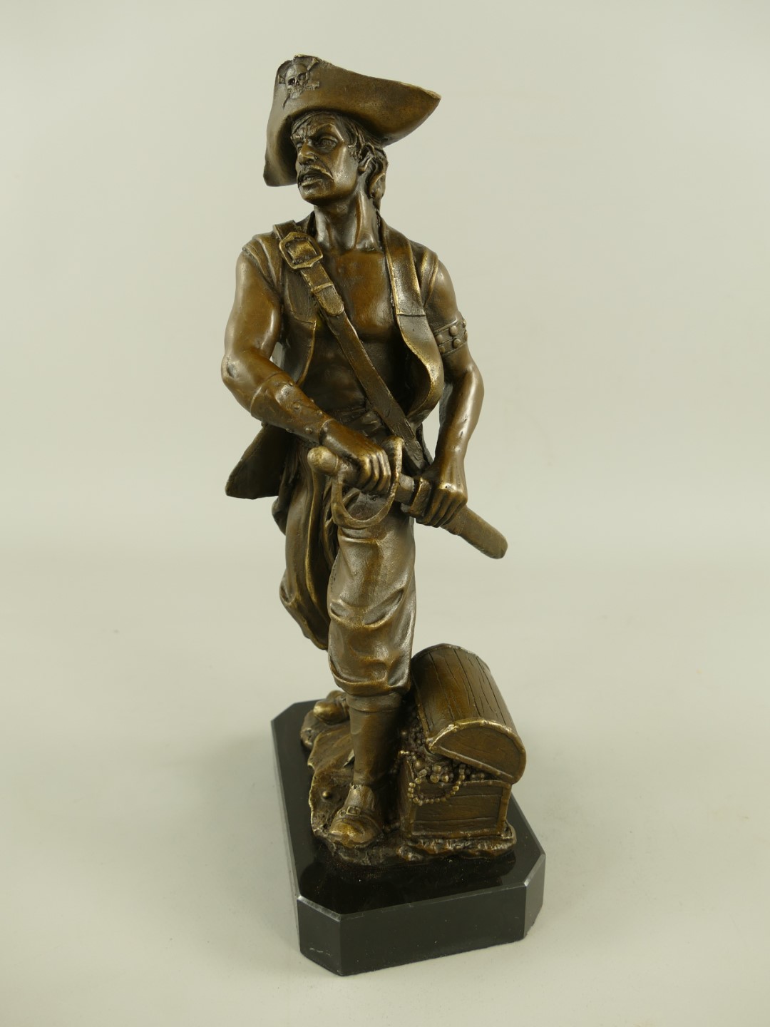 *RAUS*PREIS* Figur Bronze Pirat H.33x15cm