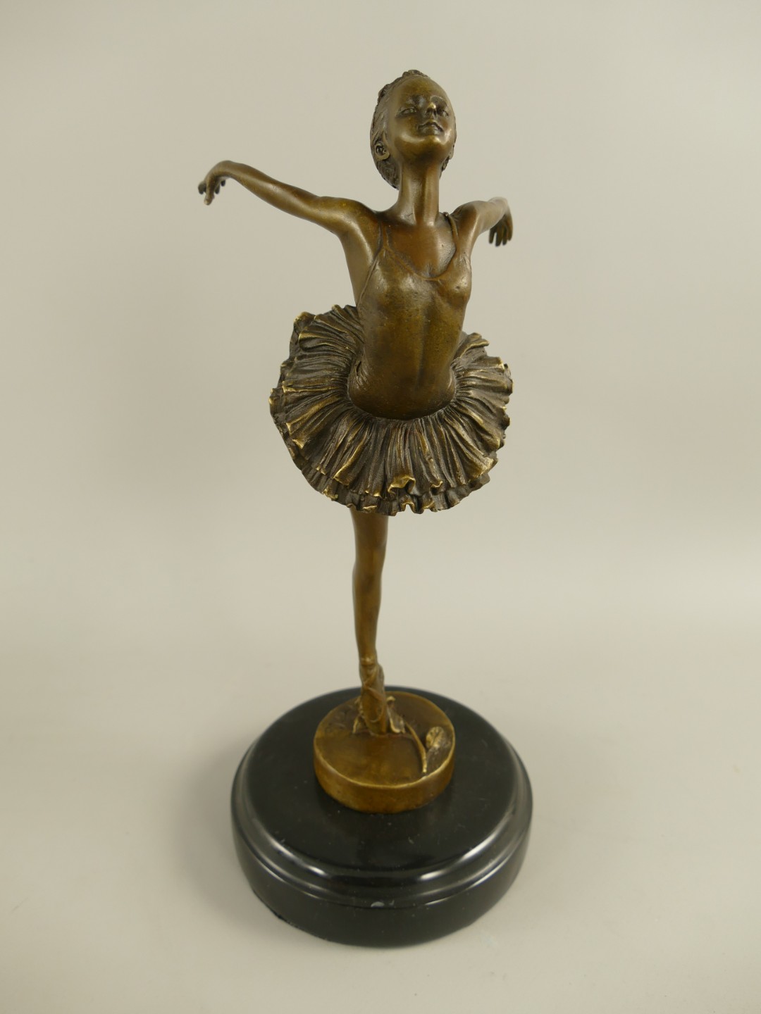 Figur Bronze Ballerina H.28x12x16cm