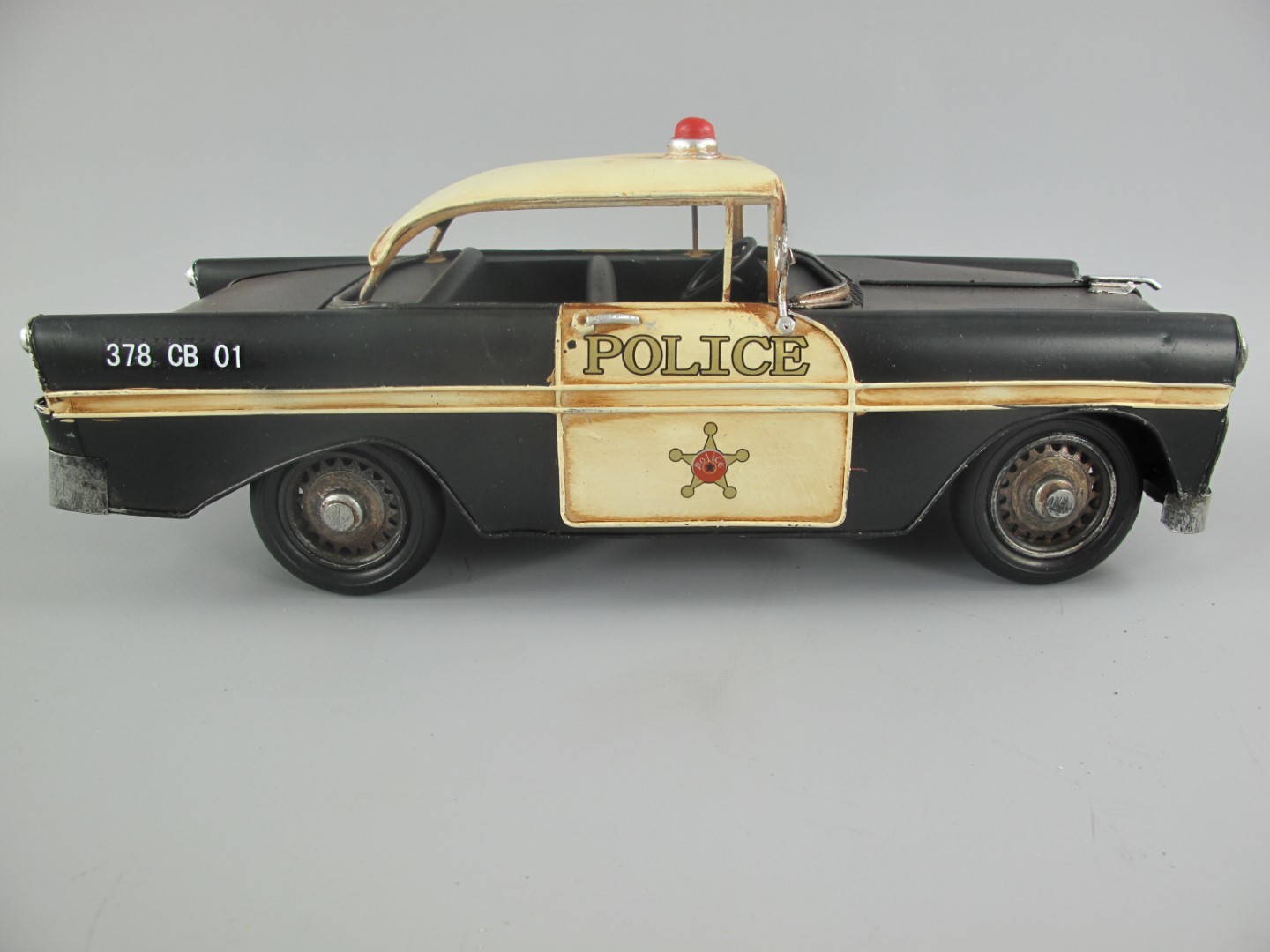 Auto POLICE Antik Eisen L.32x12x13cm