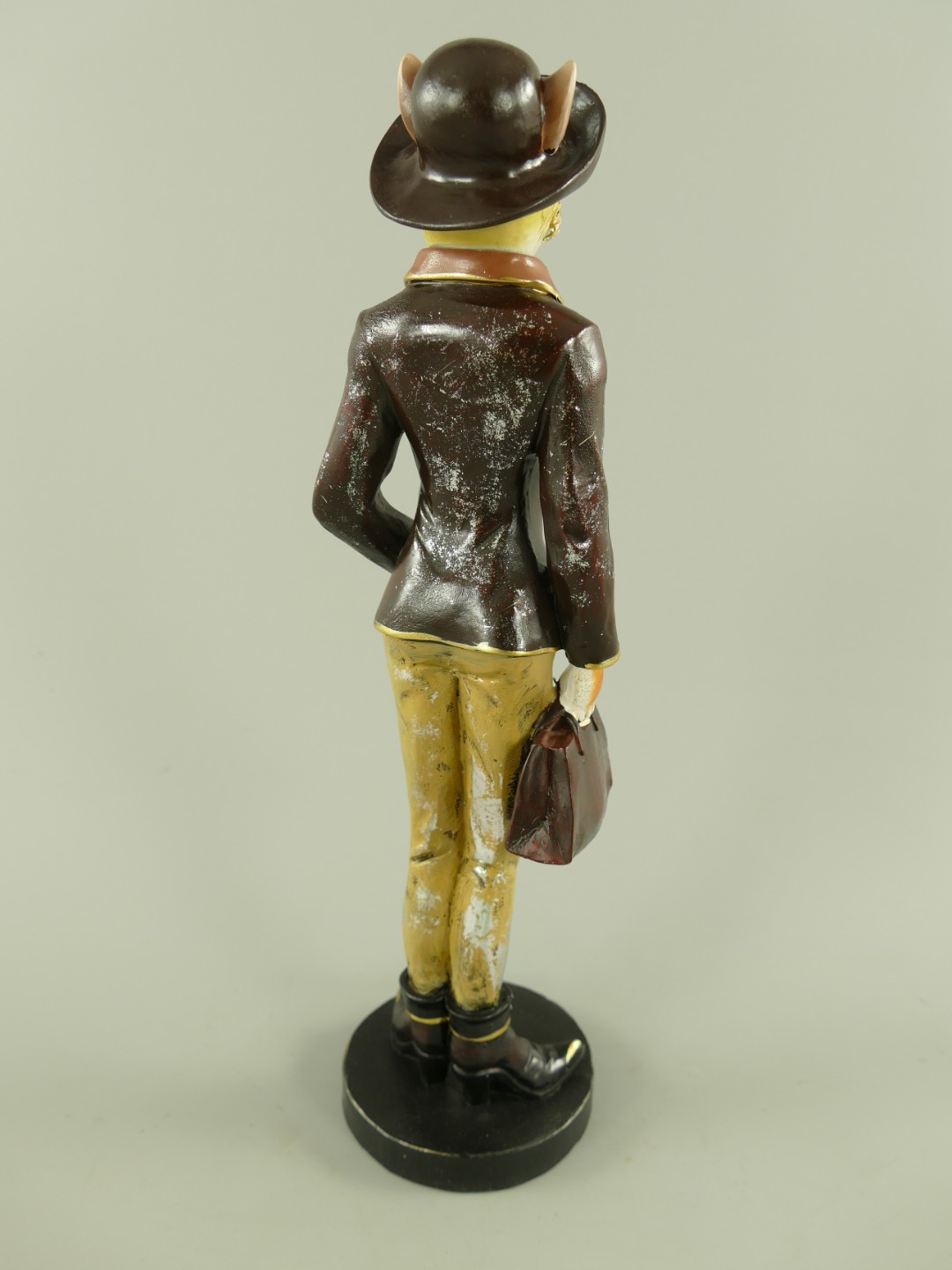 Figur Polystein Fuchs farbig H.35x9x9cm