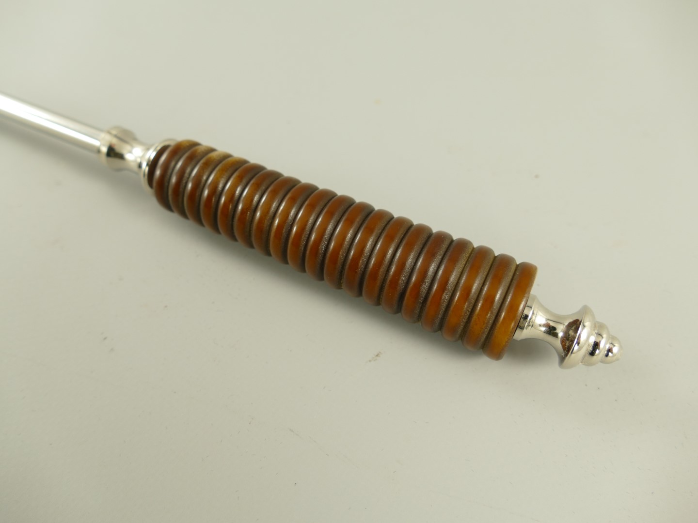 Schuhanzieher vernickelt griff braun L.62x5cm