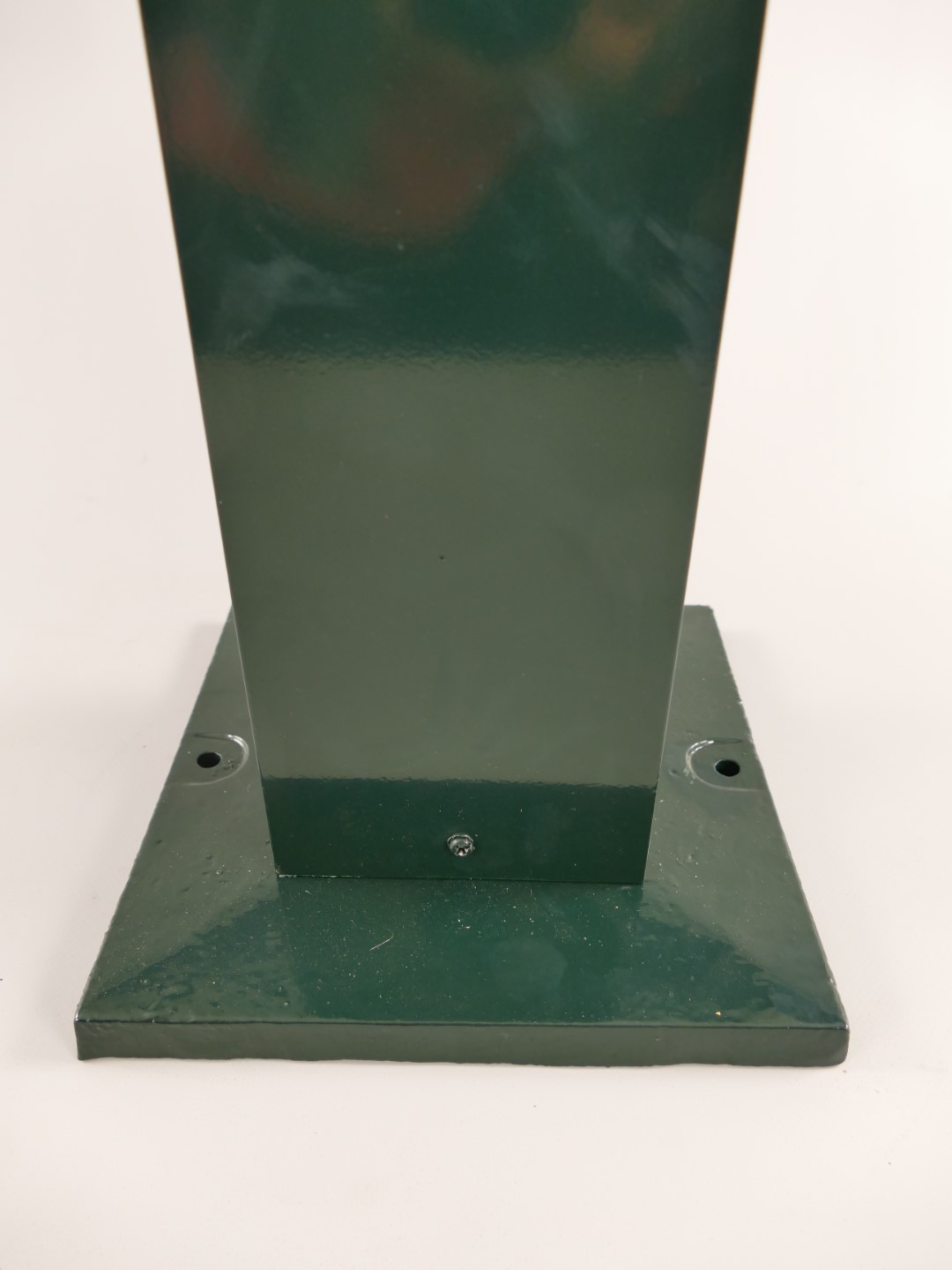 *A? Zapfsäule Alu. grün Messing Hahn H.93cm