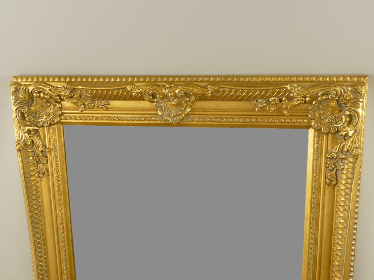 (*)NT Spiegel Gold geschliffen H.136cm