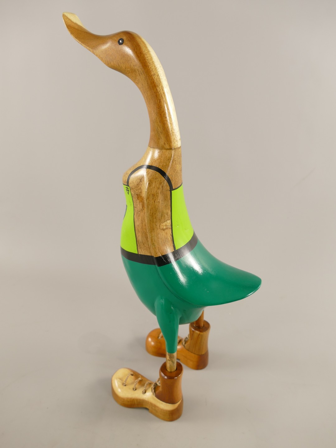 *NT TEAK Ente Gärtner H.49cm
