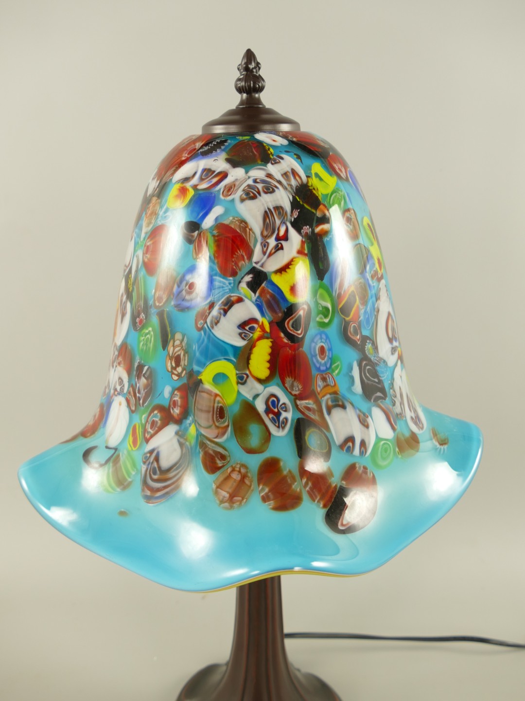 Lampenschirm/Fuss 122.595 Glas farbe H.53cm