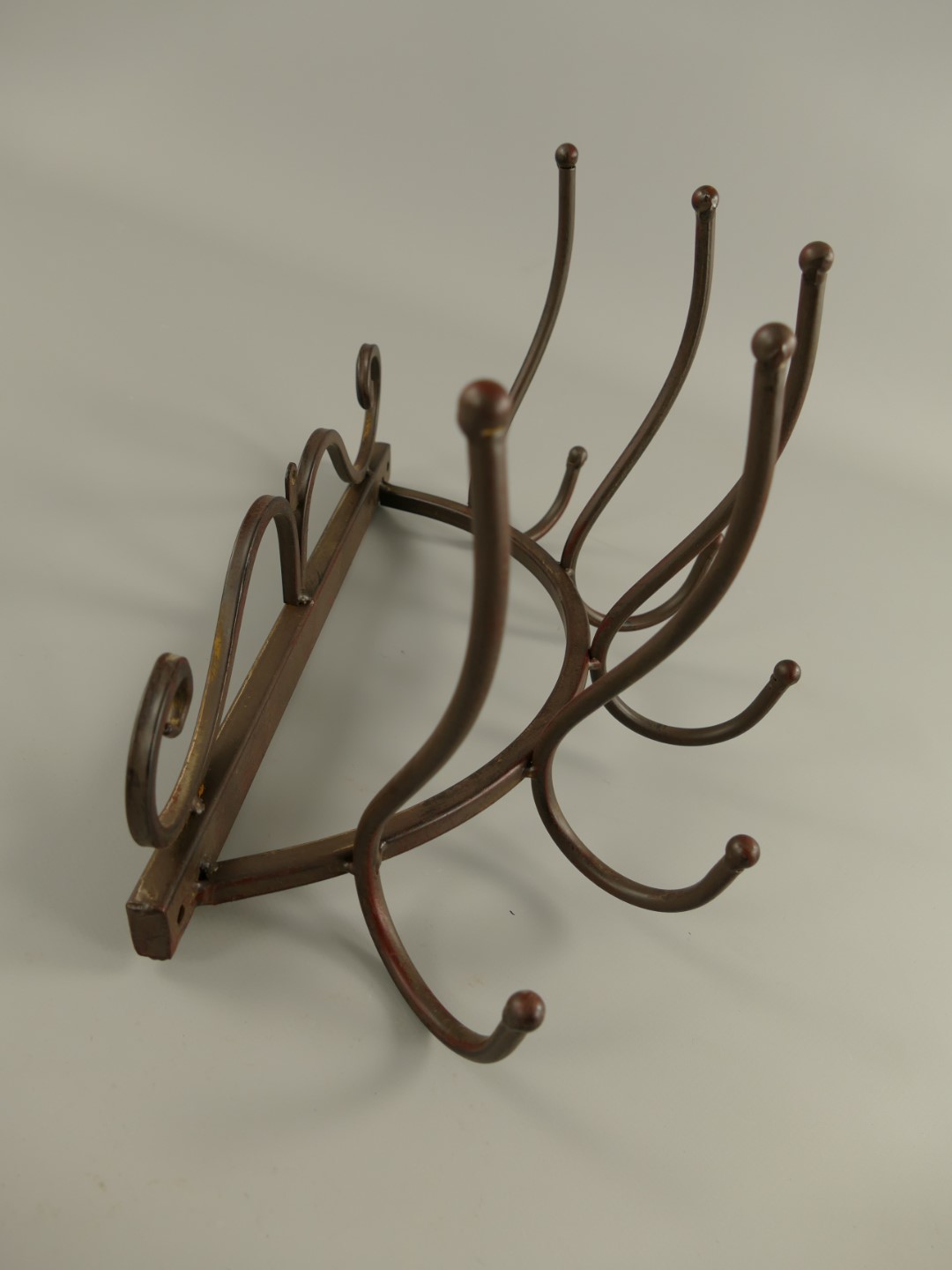 Wandhaken Eisen RÖSTIG farbig L.38x22x22cm