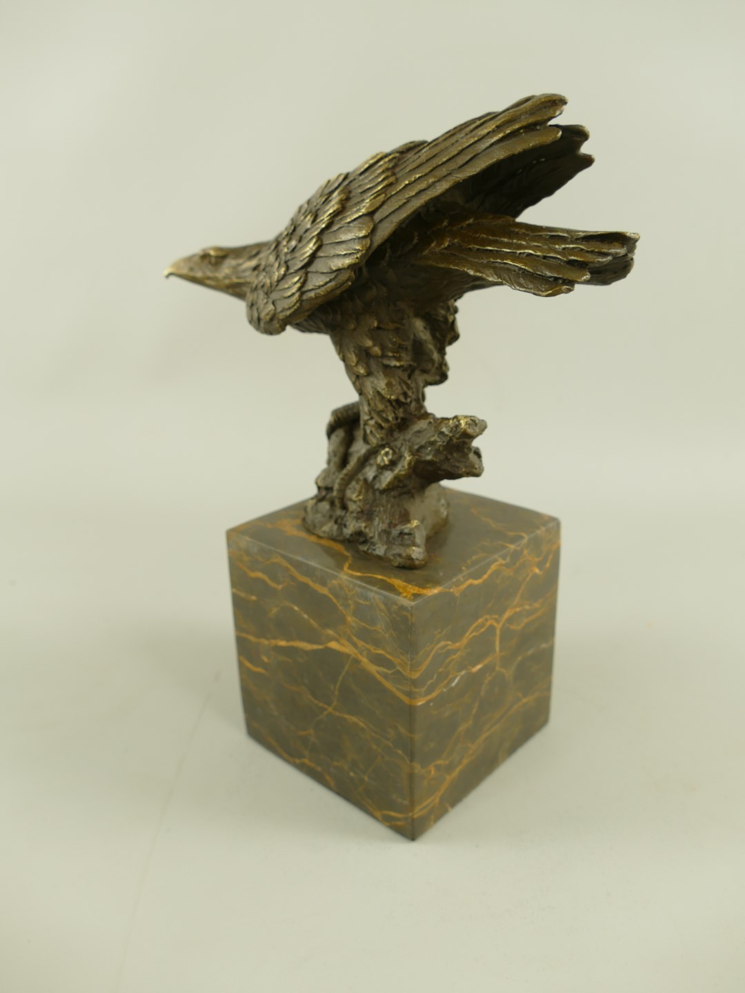 *RAUS*PREIS* Figur Bronze Adler H.25x20cm