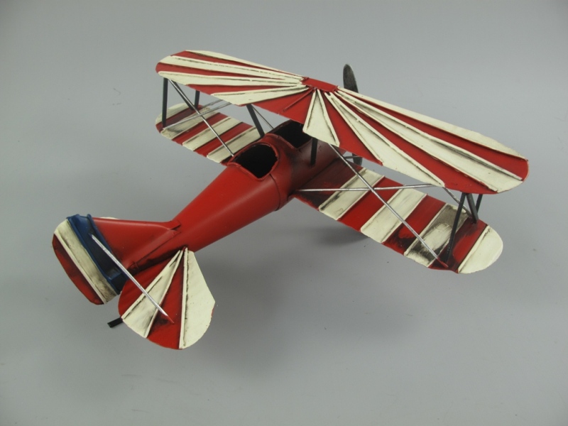 Flugzeug Antik Eisen L.26x32cm