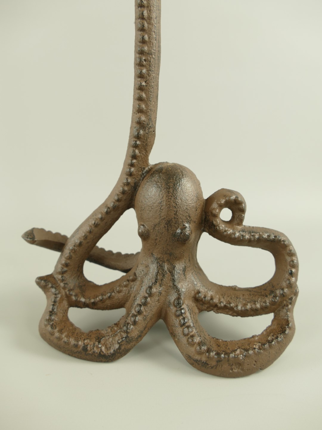 Klopapierhalterung Eisen rustikal braun H.46cm