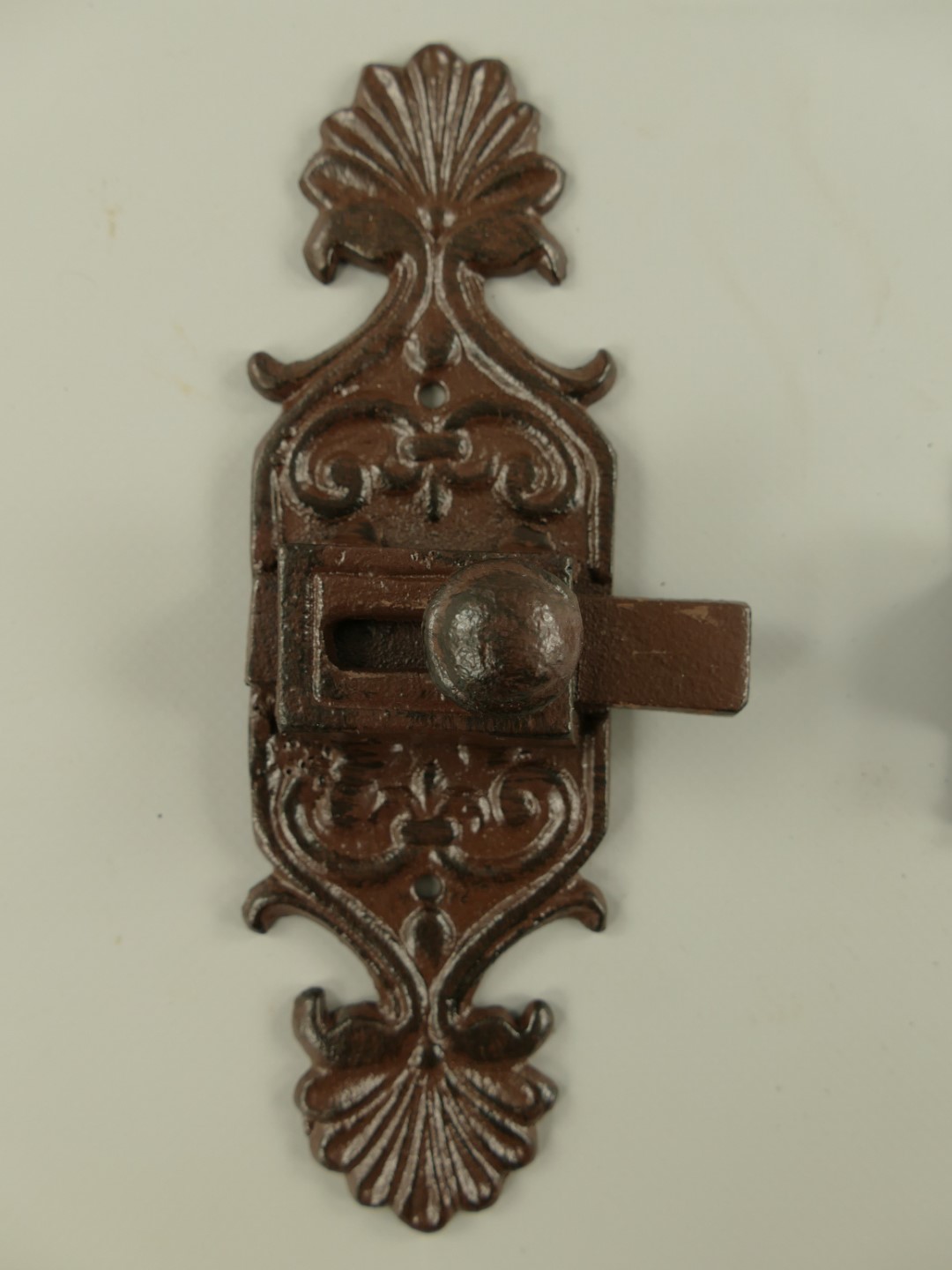 Schubriegel Eisen rustikal braun H.20x8cm