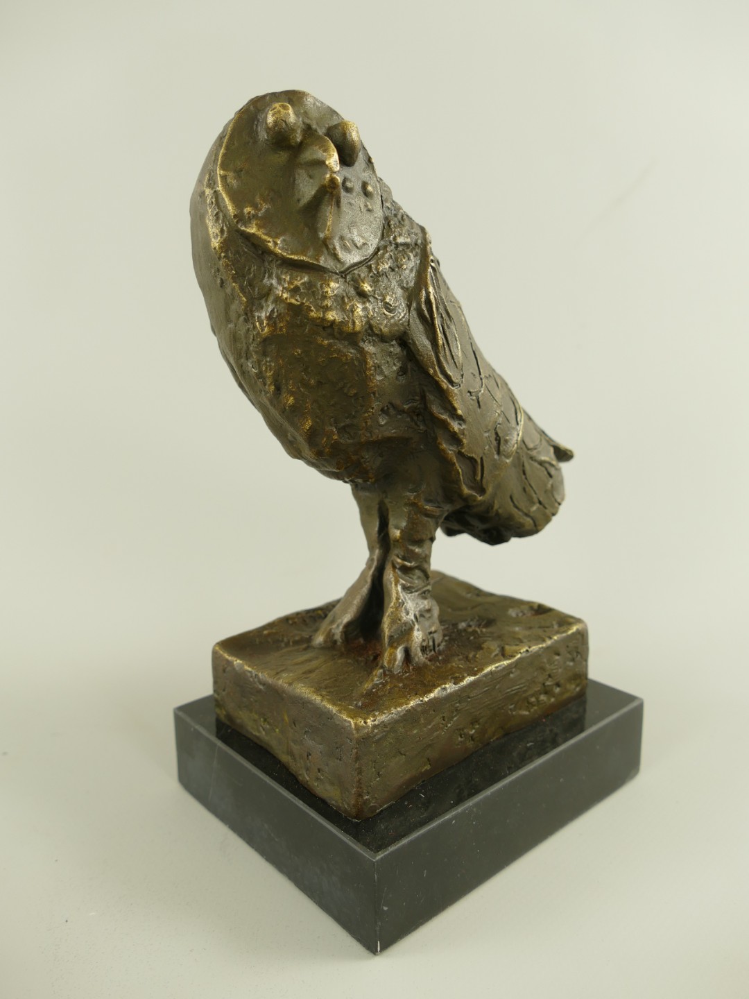 Figur Bronze Eule H.21cm