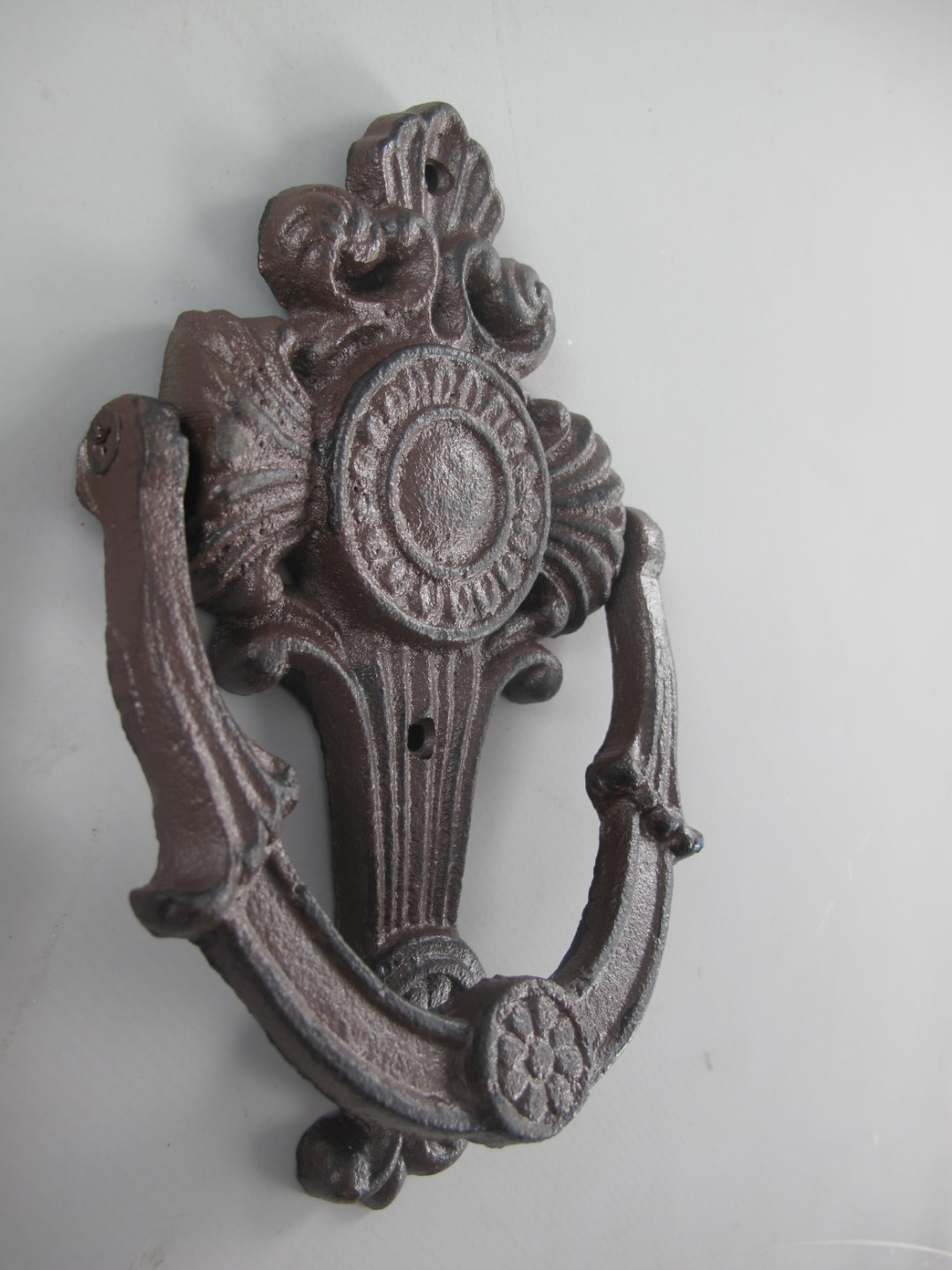 Türklopfer rustikal Eisen H.19cm P/St.