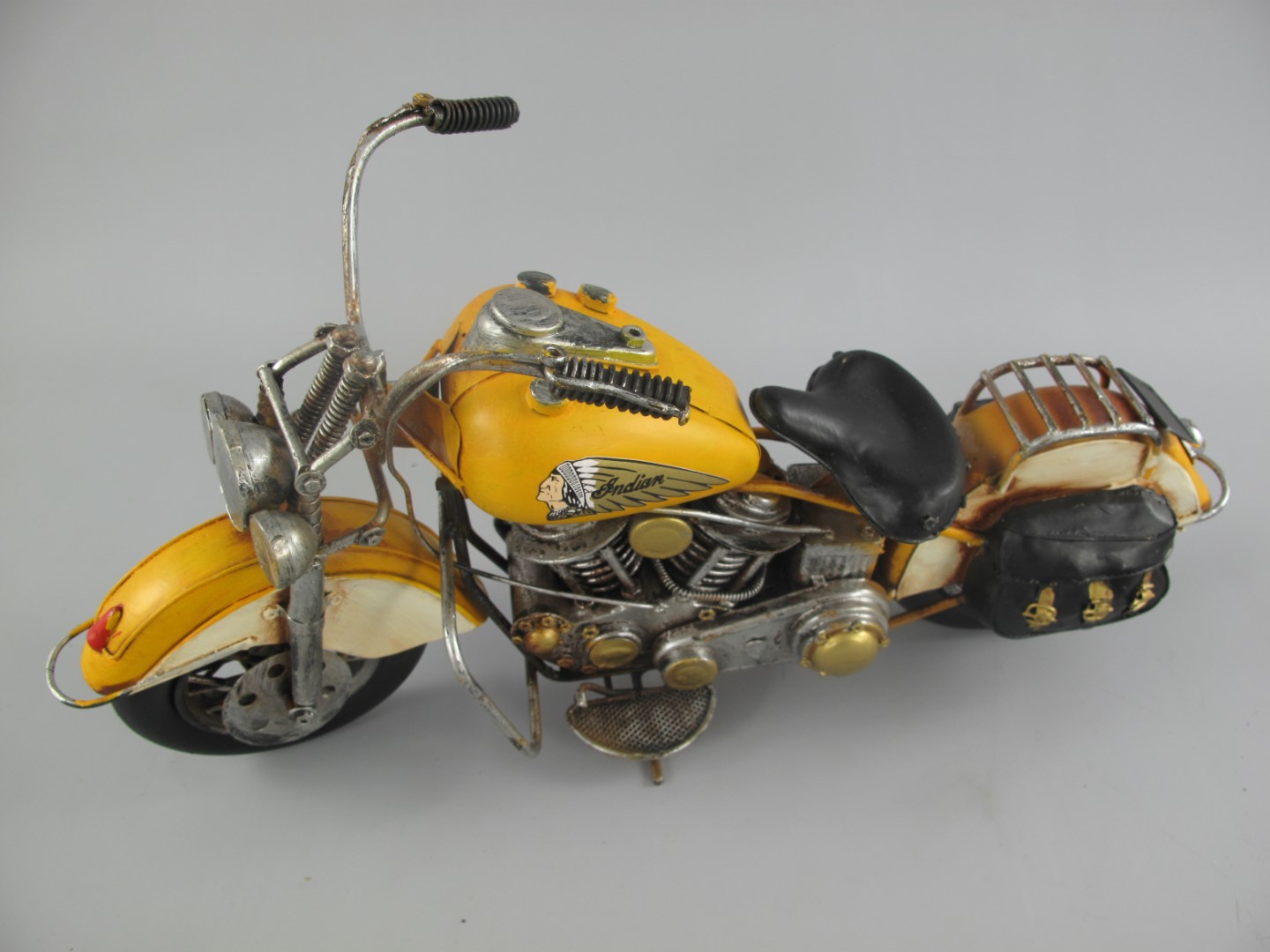 Motor GELB Antik Eisen L.42x22cm