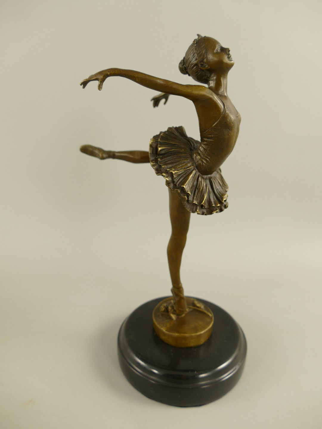 Figur Bronze Ballerina H.28x12x16cm