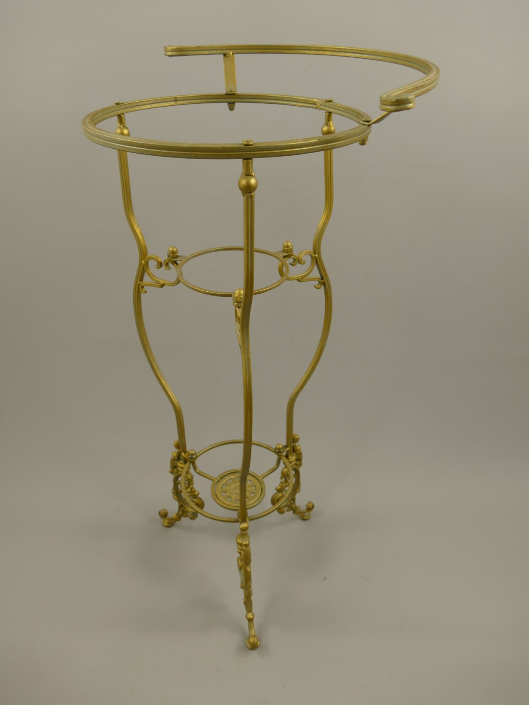 Waschset Ständer(losse) Eisen/Mes. farbig H 83cm