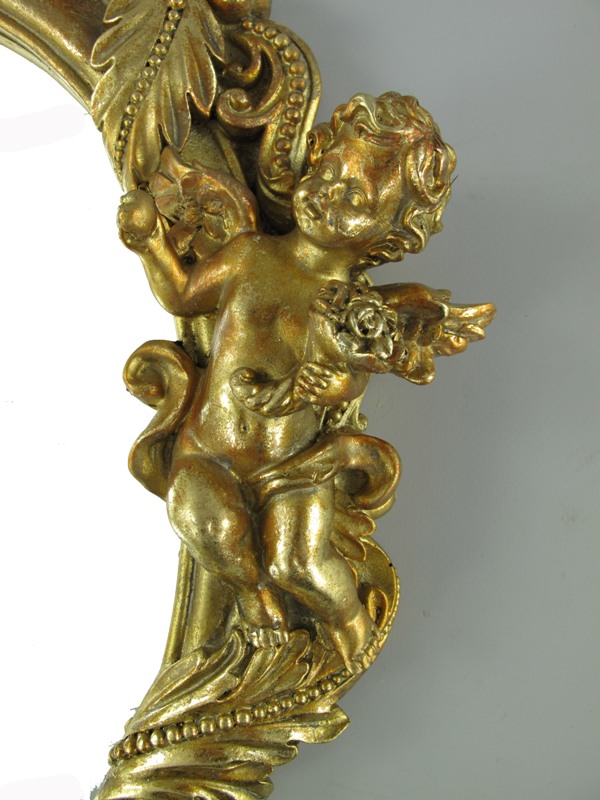Wandspiegel Polystein GOLD H.49x36cm