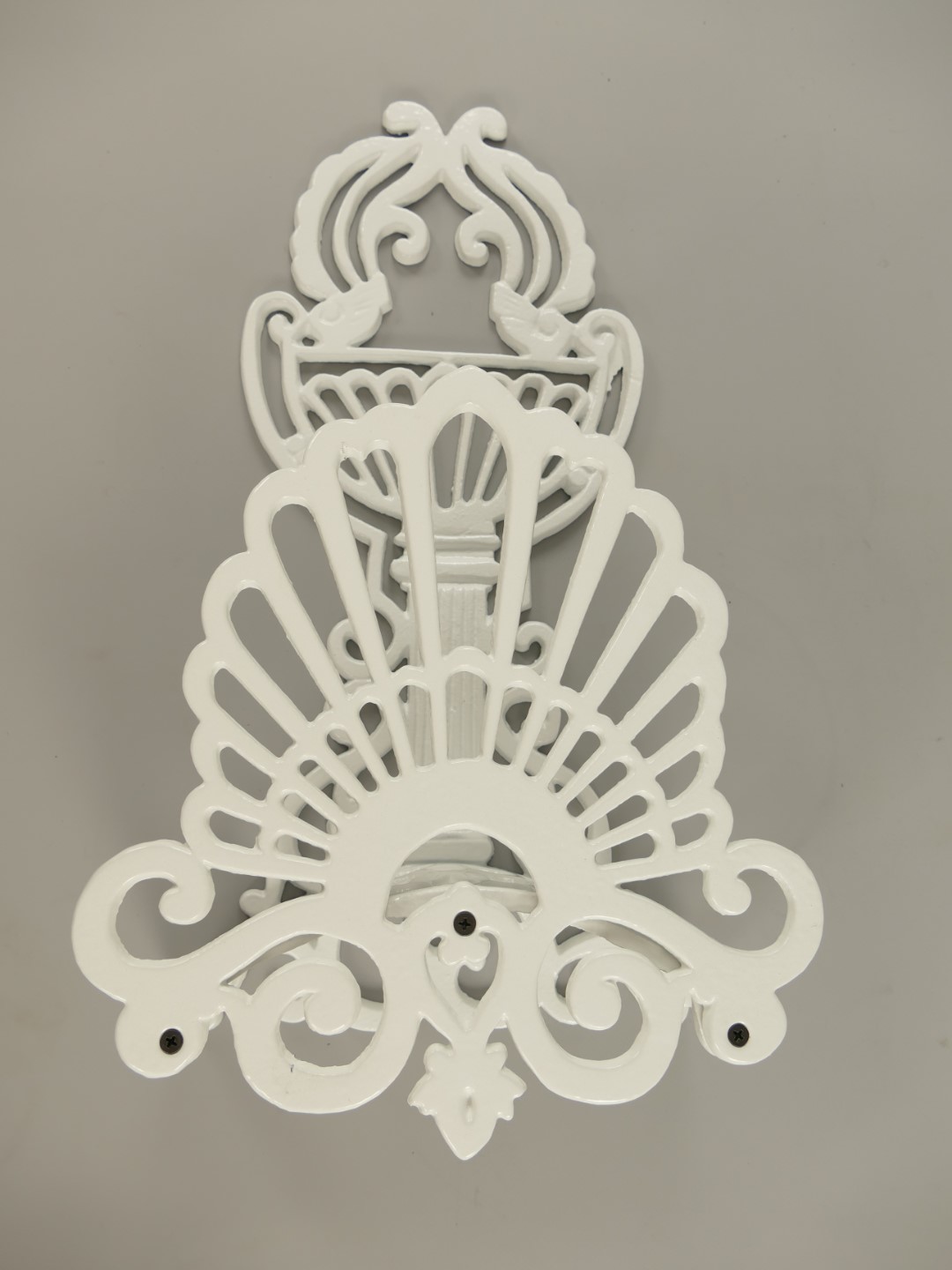 *ANG. Schlauchhalter Gußeisen weiss H.50cm
