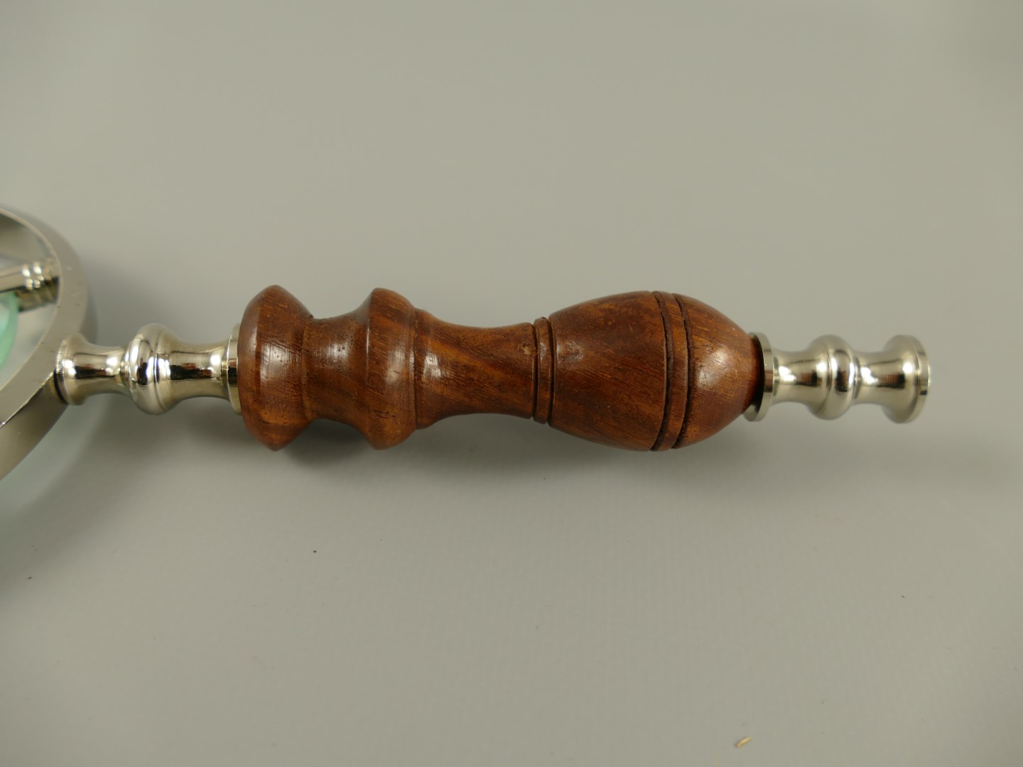 Lupe vernickelt griff D.10-L.21cm