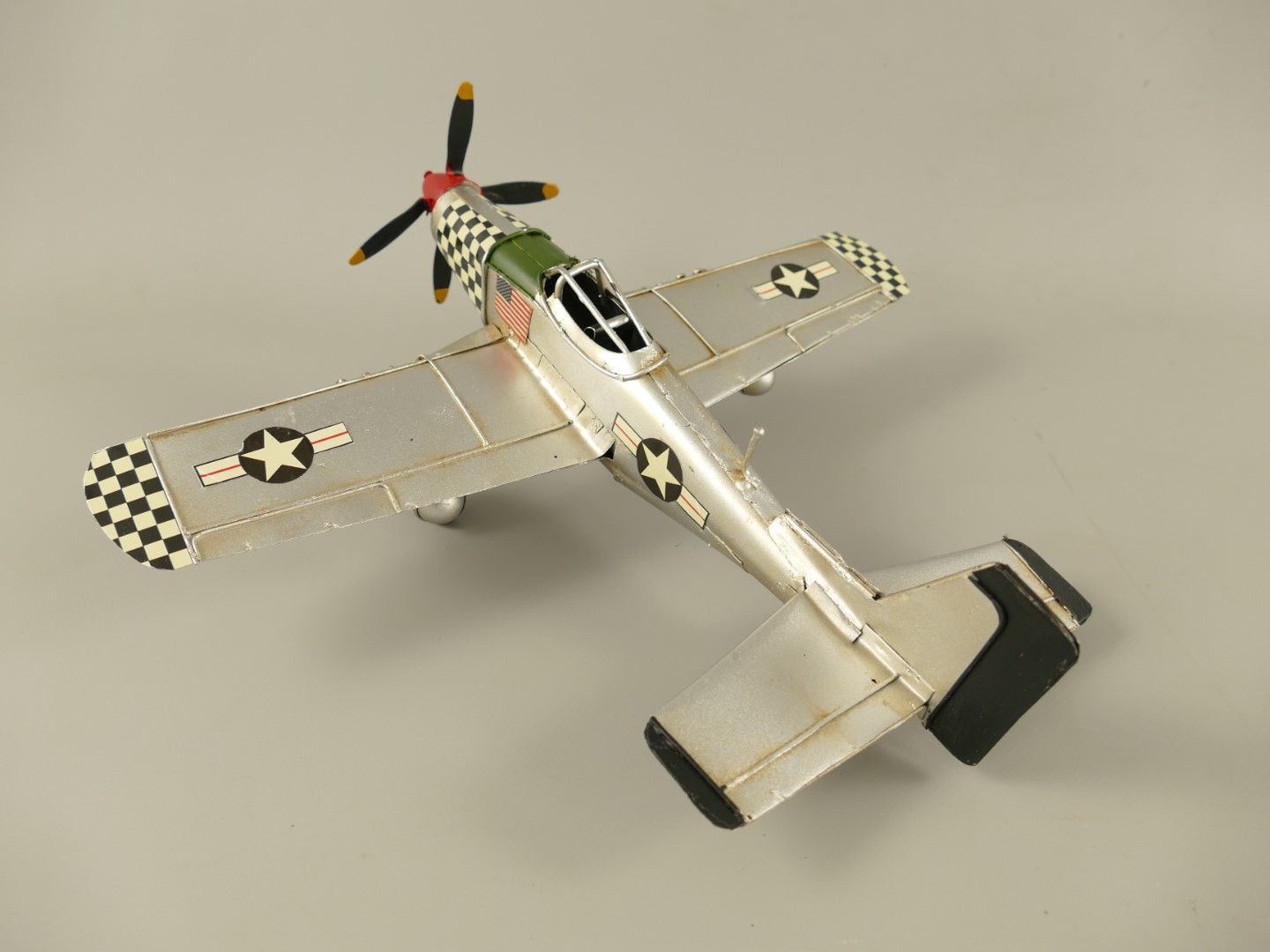 Flugzeug Antik Eisen L.34cm