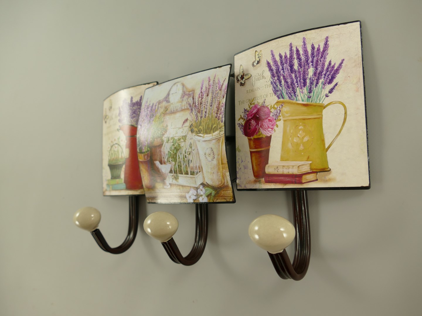 Wandhaken Schild Eisen H.21x39cm P/St.