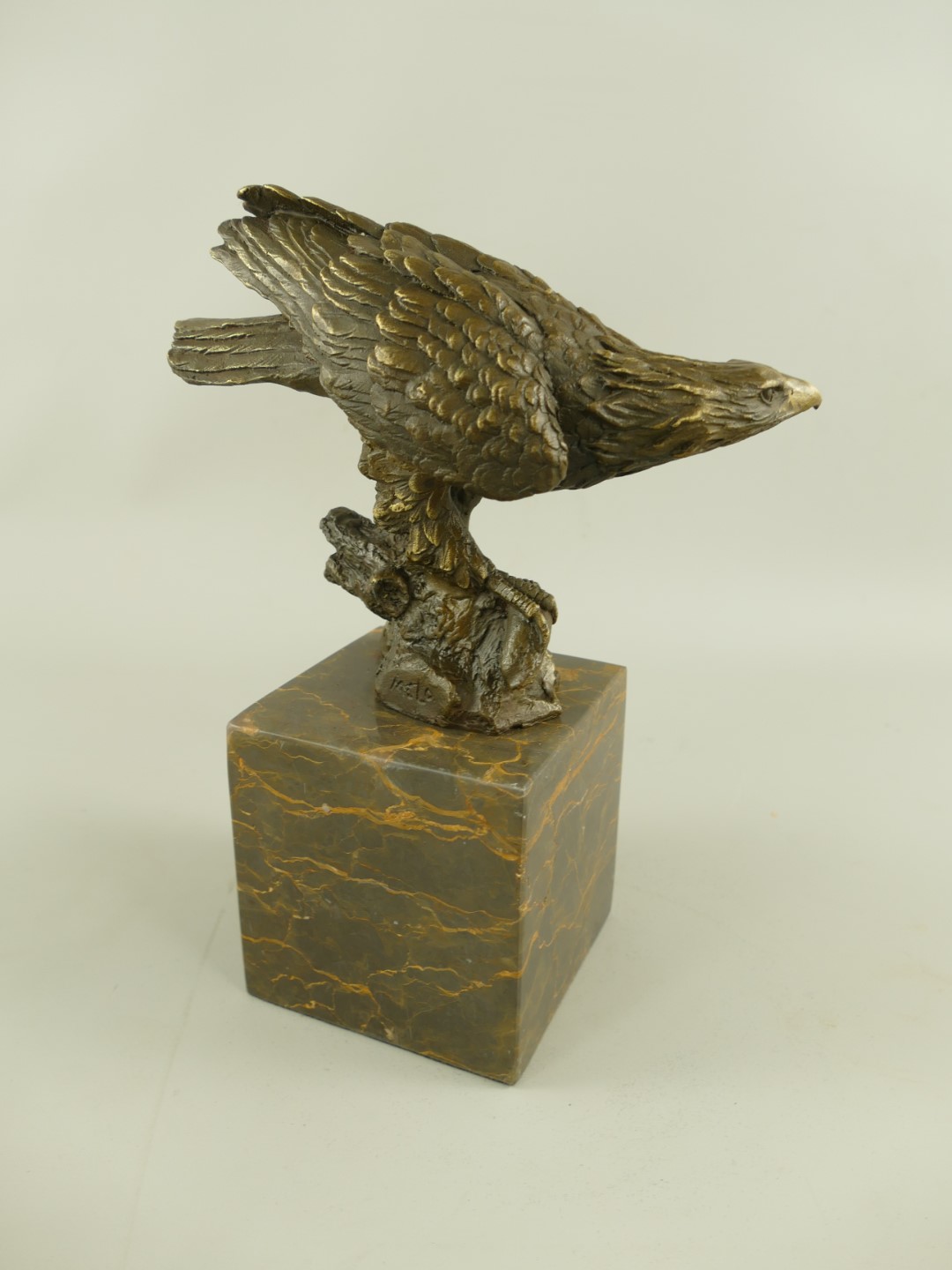 *RAUS*PREIS* Figur Bronze Adler H.25x20cm