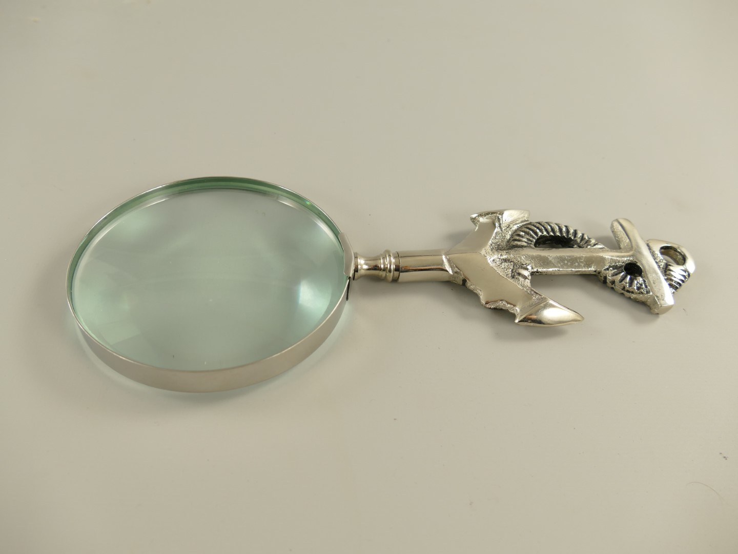 #Lupe Anker Alu vernickelt D.10-L.25cm