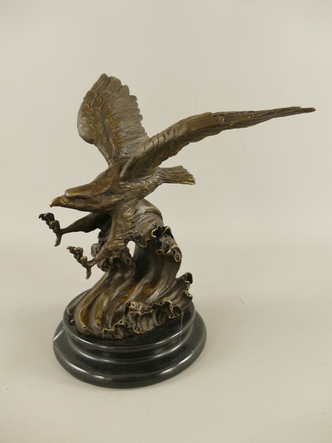 *RAUS*PREIS* Figur Bronze Adler H.28x25cm
