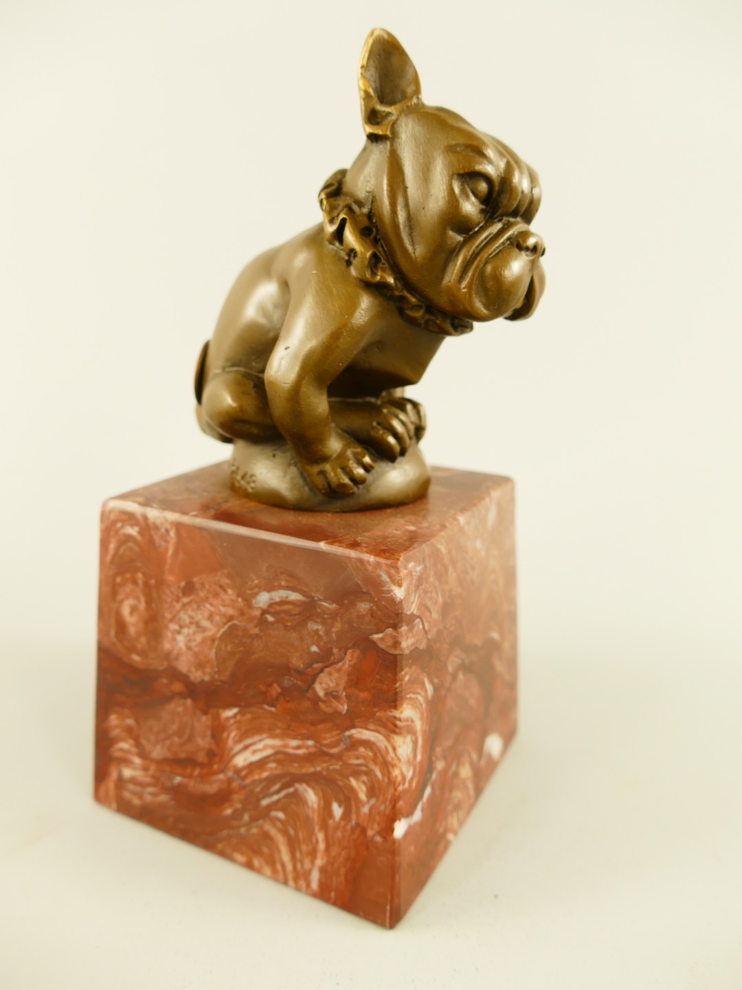 Figur Bronze Hund H.16x8cm