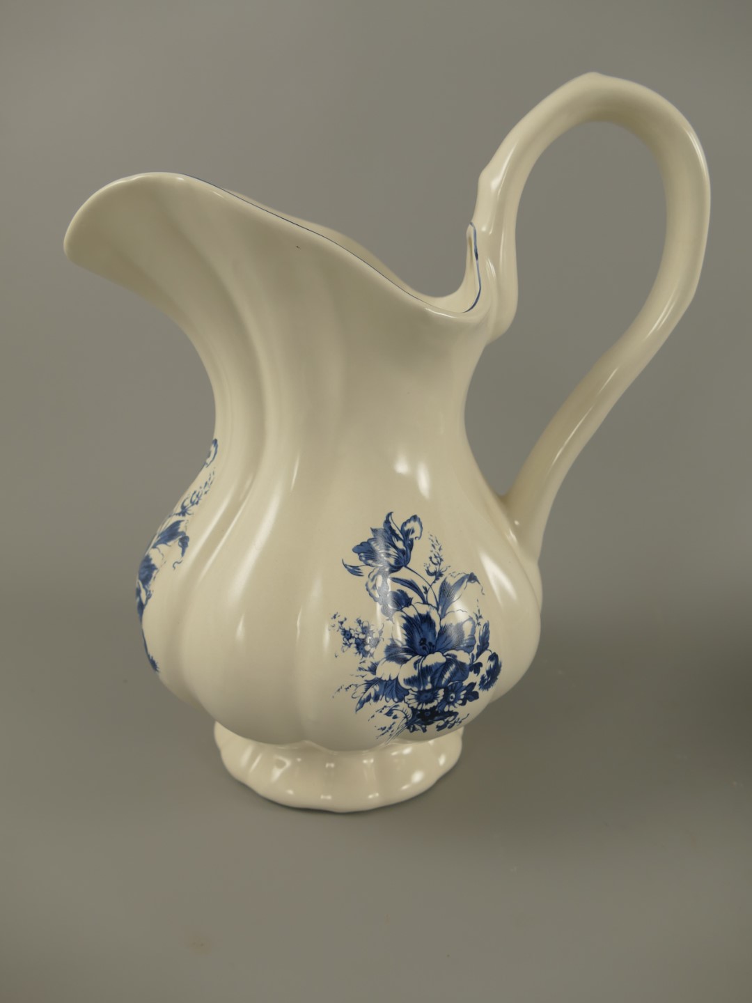 *NT Waschset 5tlg. Porzellan Blau blume H.35cm SET