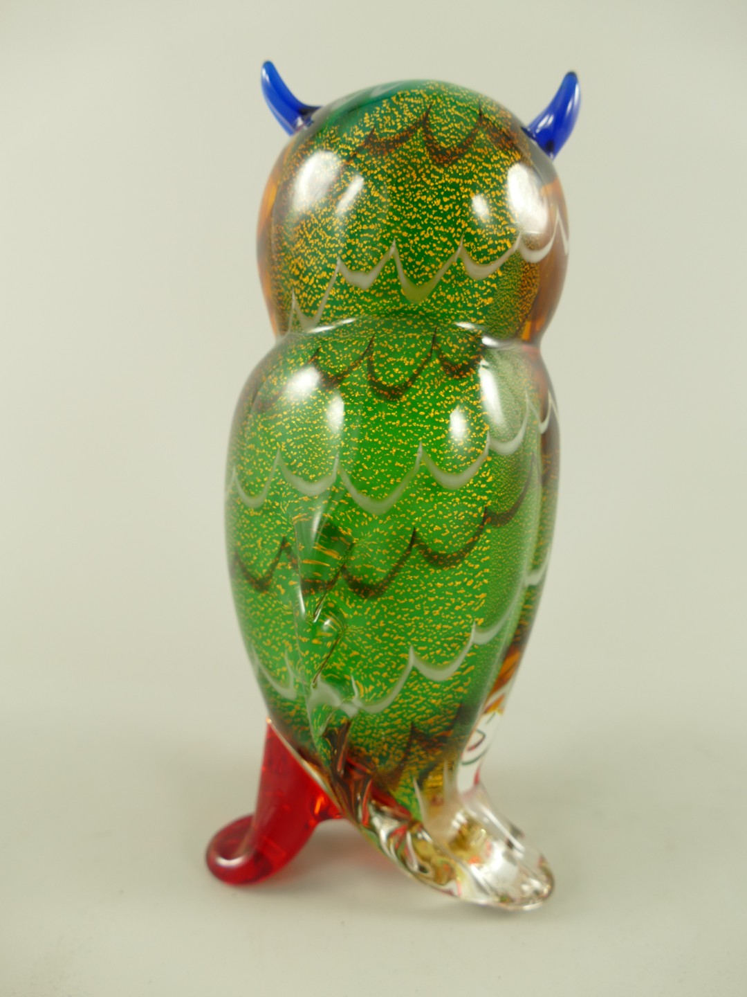Glas figur Eule H.20x8x9cm