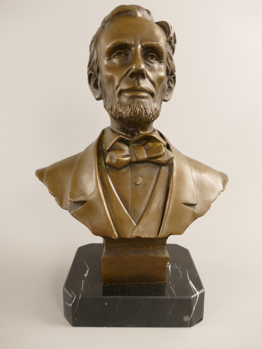 *RAUS*PREIS* Figur Bronze Abraham Lincoln H.27cm