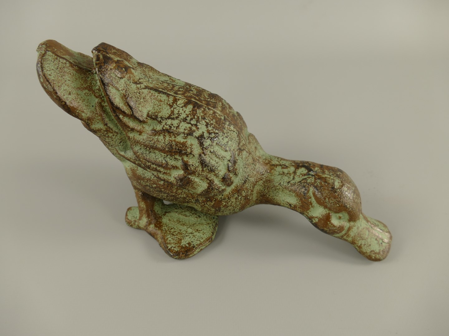 Ente Gußeisen farbig L.22cm