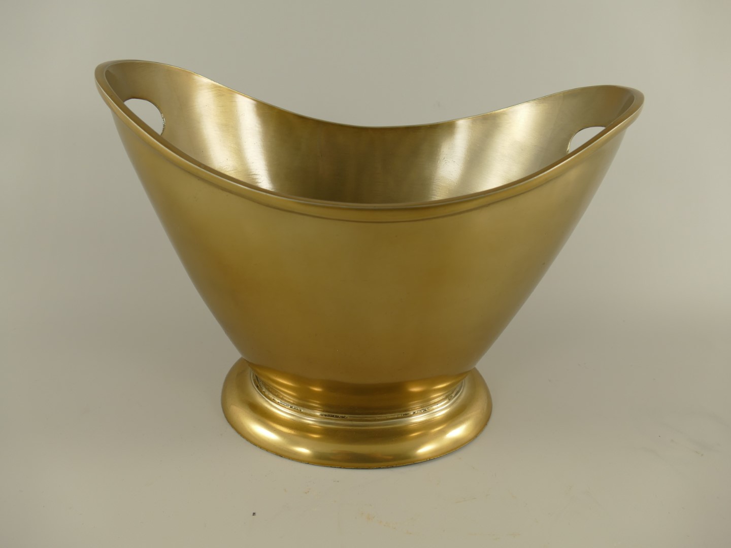 Weinkühler Sektkühler Alu Bronze Antik H.26x36cm
