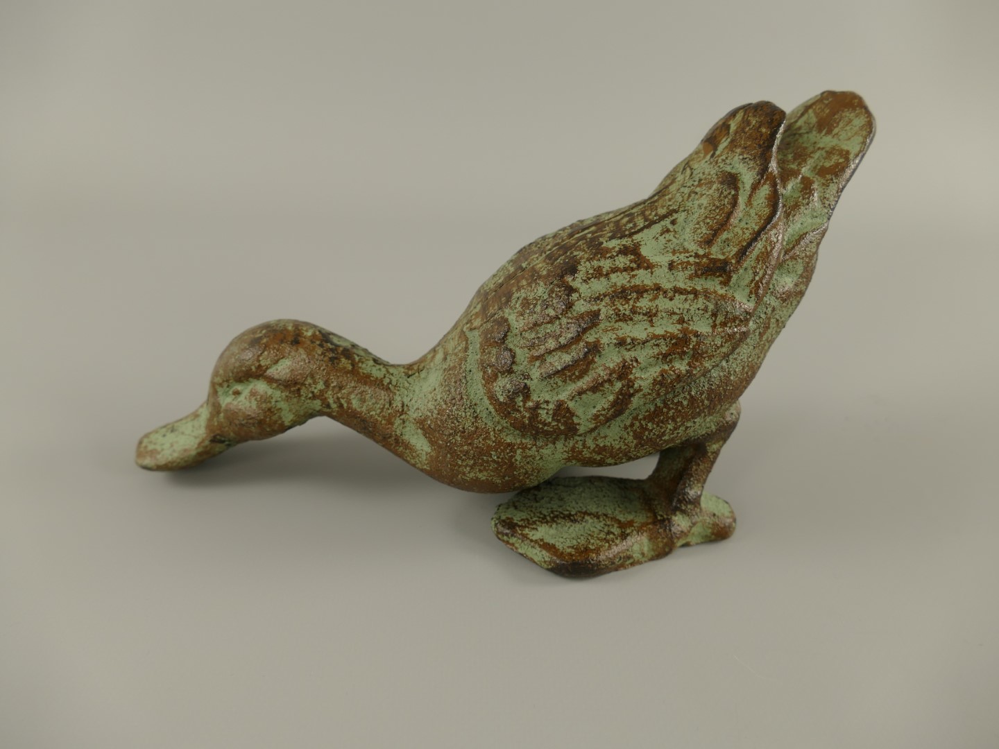 Ente Gußeisen farbig L.22cm