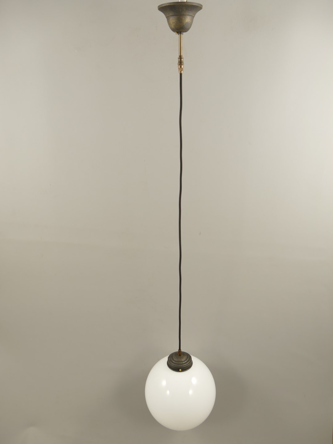 Gehänge(111.152-2B) Schirm(D.25) Mes. brün H.132cm