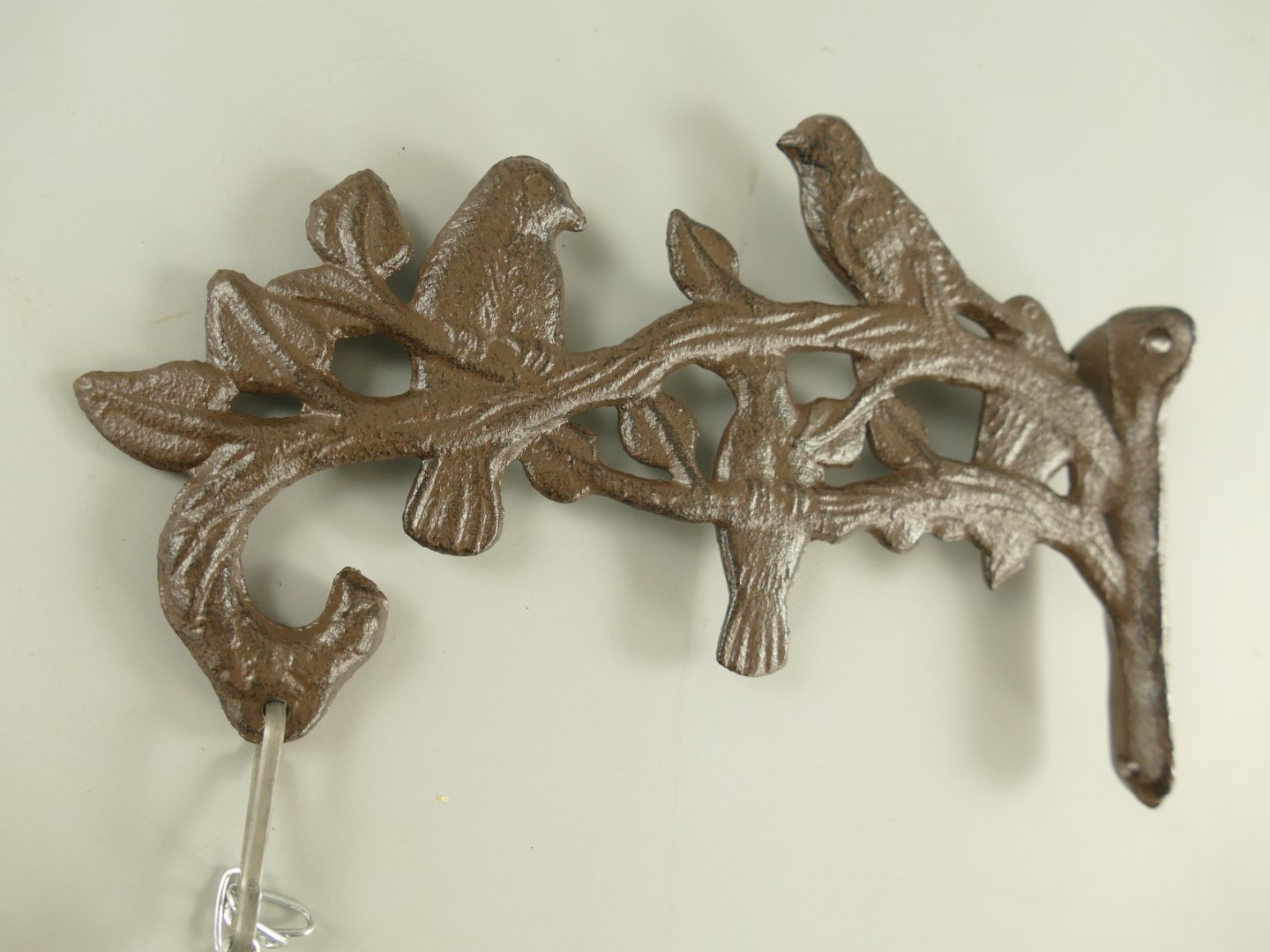 *ANG. Wand vogeltränke rustikal braun H.43x25cm