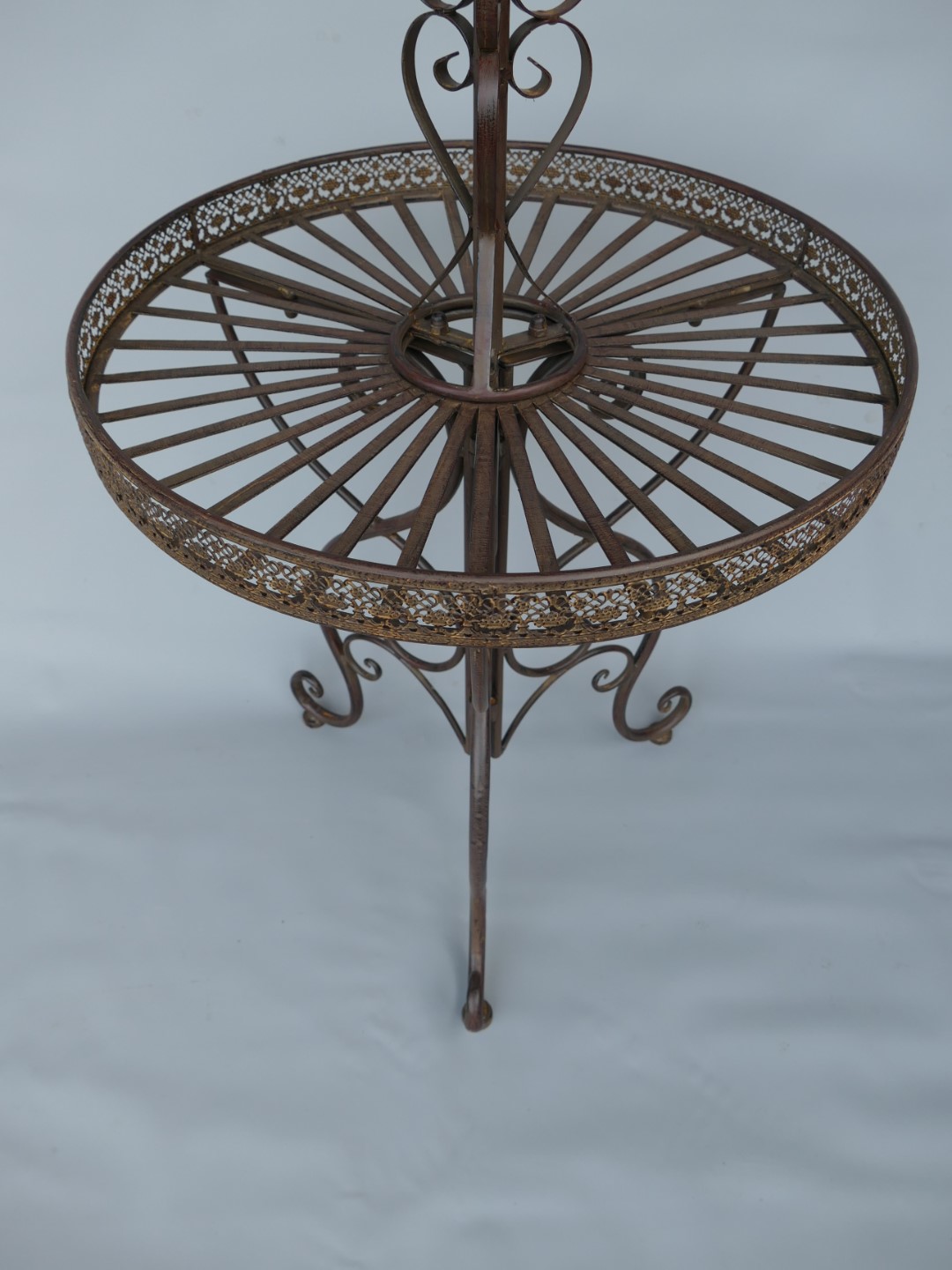 *A? Etagere 2-tlg. Eisen rustikal braun H.140x60cm
