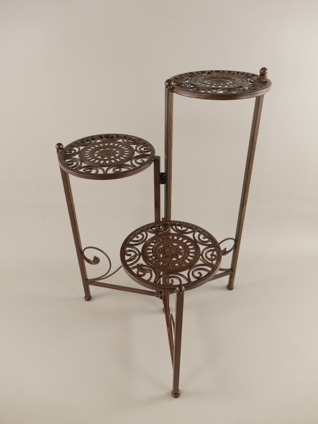 Tisch Eisen Röst braun 3tlg. H.67x47x45cm