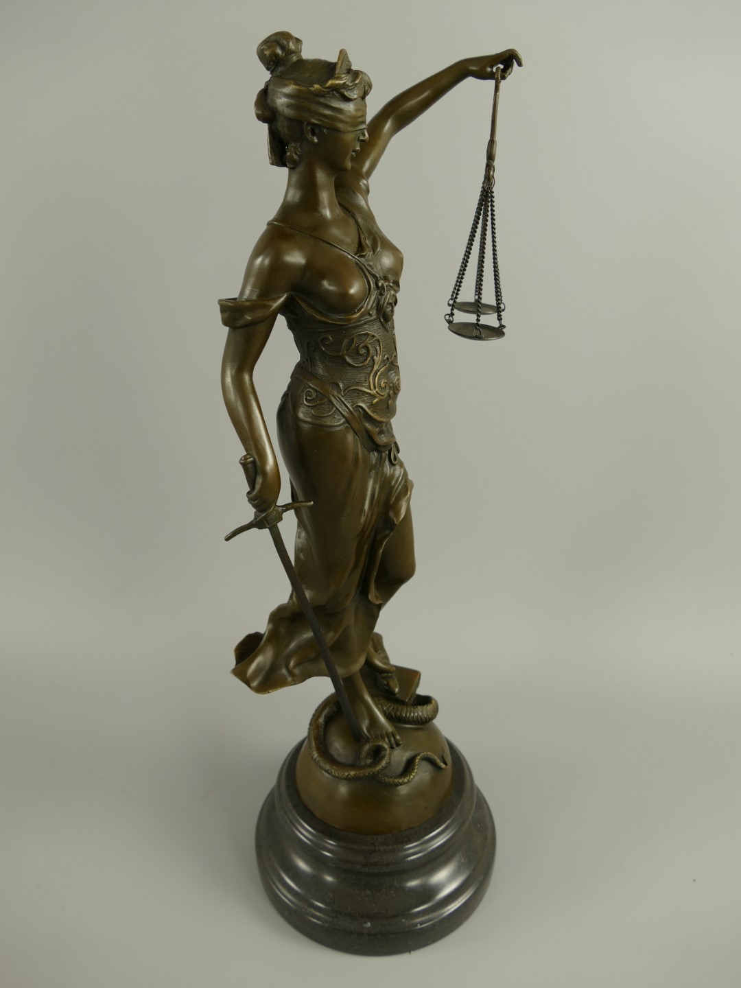 Justitia Bronze H.47x20cm