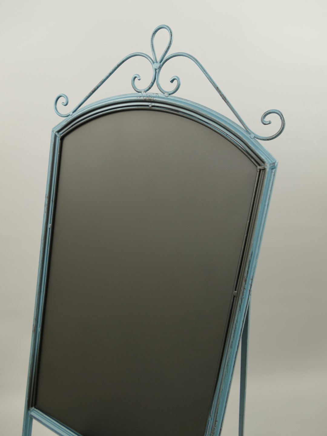 Werbetafel Eisen Blau/Schwarz H.98cm
