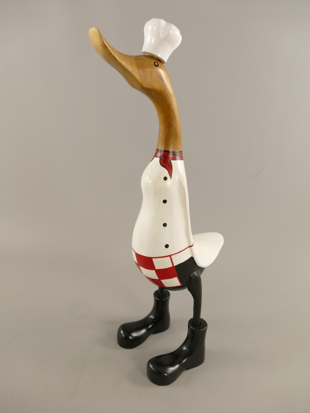 *NT TEAK Ente Küchenchef H.52cm