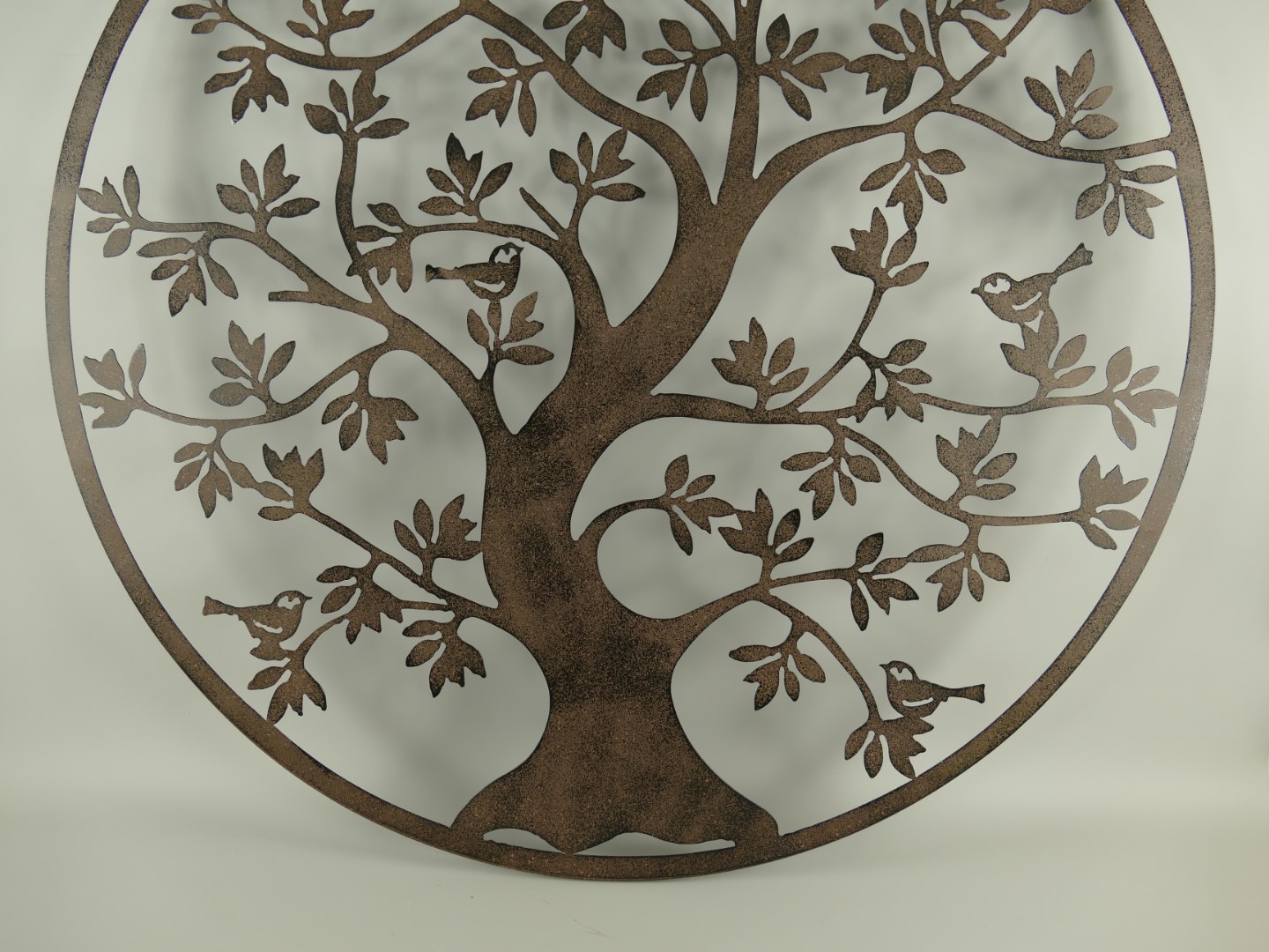 (*)Wand Ornament rustikal Eisen BAUM D.100cm