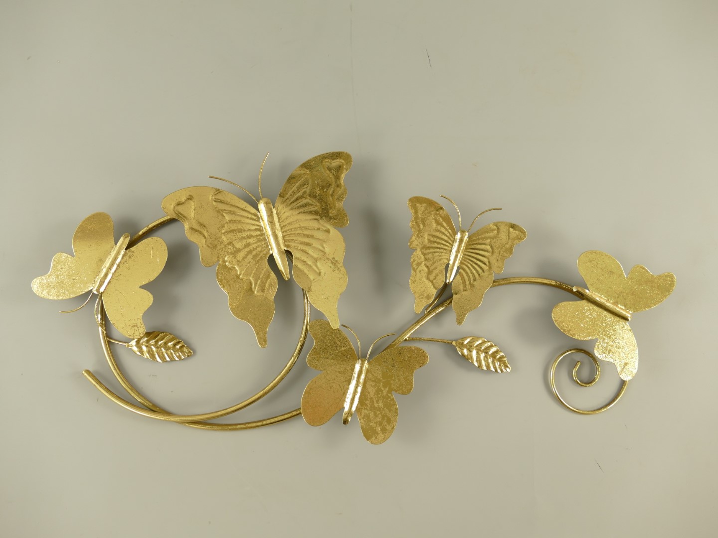Schmetterling Eisen Gold farb. L.67cm